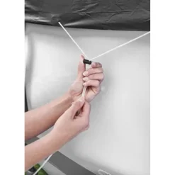 TELO COPRIPISCINA TELONE COPERTURA PISCINA CON STRUTTURA 366CM CON FORI DRENAGGIO 58037