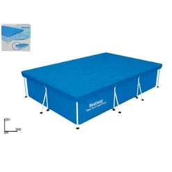 TELO DI COPERTURA PER PISCINA FUORI TERRA RETTANGOLARE DA 300 X 201 X 66CM 58106