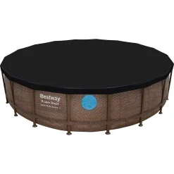 TELO DI COPERTURA PVC PER PISCINA FUORI TERRA DA 549 CM CON FORI DRENAGGIO 58039