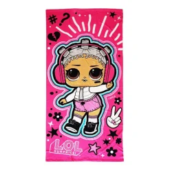TELO MARE IN COTONE + BORSONE LOL SURPRISE MARE PISCINA ASCIUGAMANO DOCCIA LOL