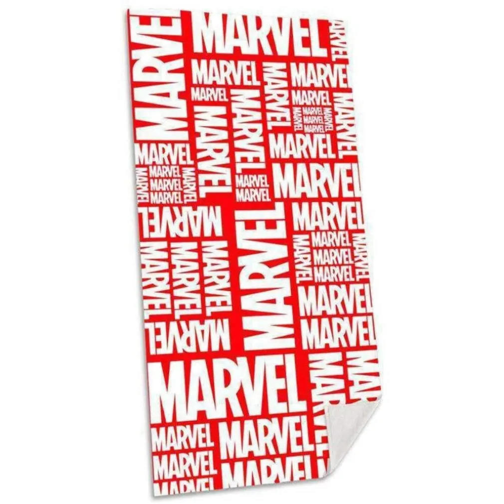 TELO MARE IN COTONE MARVEL AVENGERS ROSSO ASCIUGAMANO MARE PISCINA BAMBINI