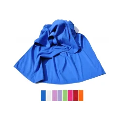 TELO MARE MICROFIBRA CON TASCHE VARI COLORI COPRILETTINO SDRAIO PISCINA SPIAGGIA