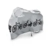 TELO PROTETTIVO BICICLETTE BICI MOTO SCOOTER IMPERMEABILE 185X97 GRIGIO LAVABILE