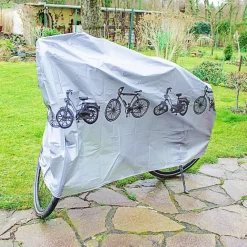 TELO PROTETTIVO BICICLETTE BICI MOTO SCOOTER IMPERMEABILE 185X97 GRIGIO LAVABILE