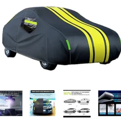 TELO PROTETTIVO TESSUTO COPRIAUTO IMPERMEABILE COPERTURA ANTI PIOGGIA SOLE NEVE