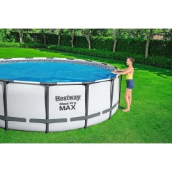 TELO TERMICO COPERTURA PER PISCINA FUORI TERRA ROTONDA DA 366 CM / 396 CM 58242