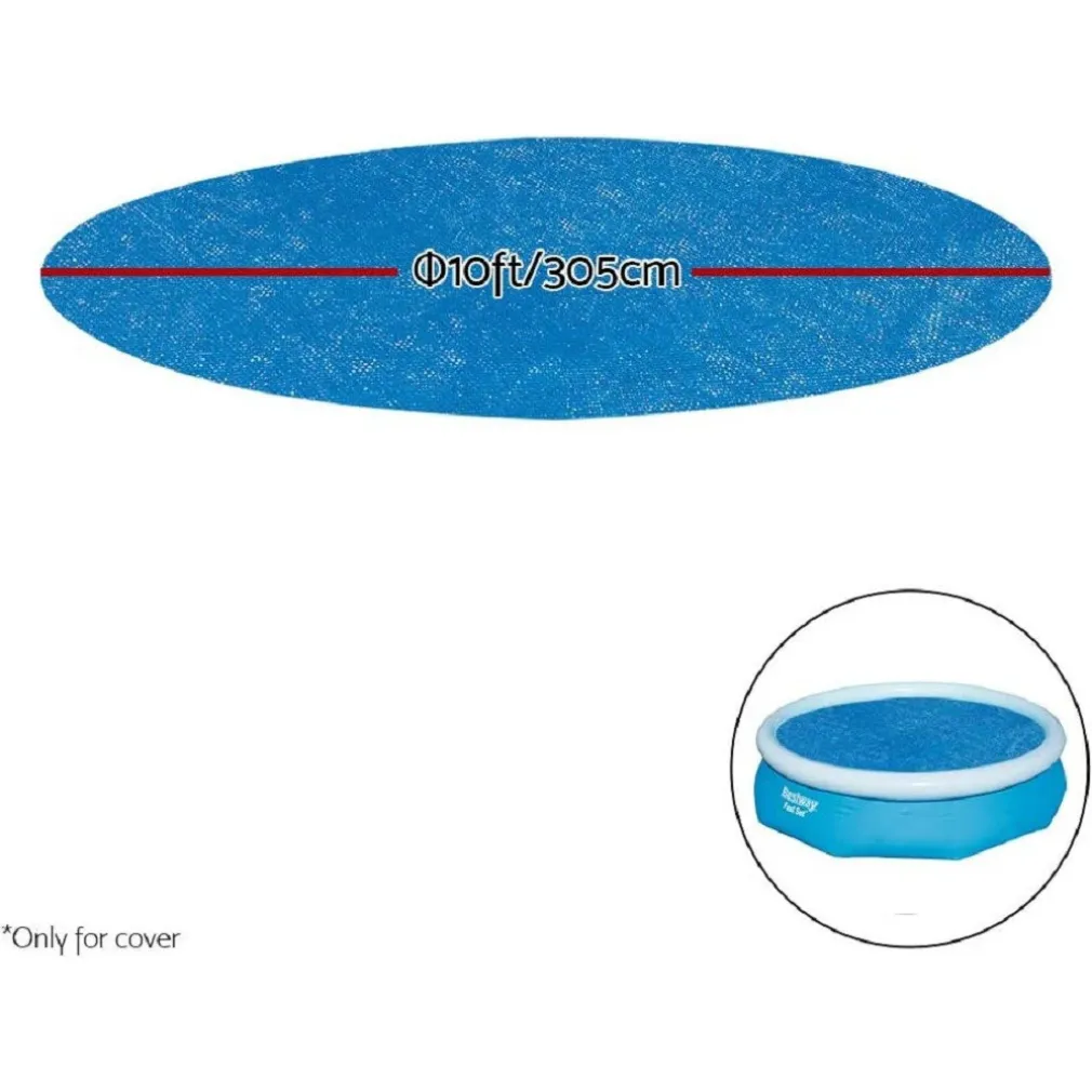 TELO TERMICO ROTONDO COPERTURA SOLARE PER PISCINE FUORI TERRA DA 305 CM 58241