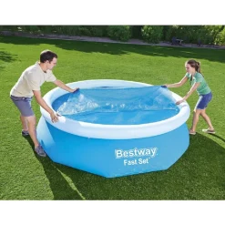 TELO TERMICO ROTONDO COPERTURA SOLARE PER PISCINE FUORI TERRA DA 305 CM 58241