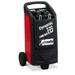 TELWIN CARICABATTERIA AVVIATORE STARTER CARRELLATO 230V 12-24V MOD. DYNAMIC 320