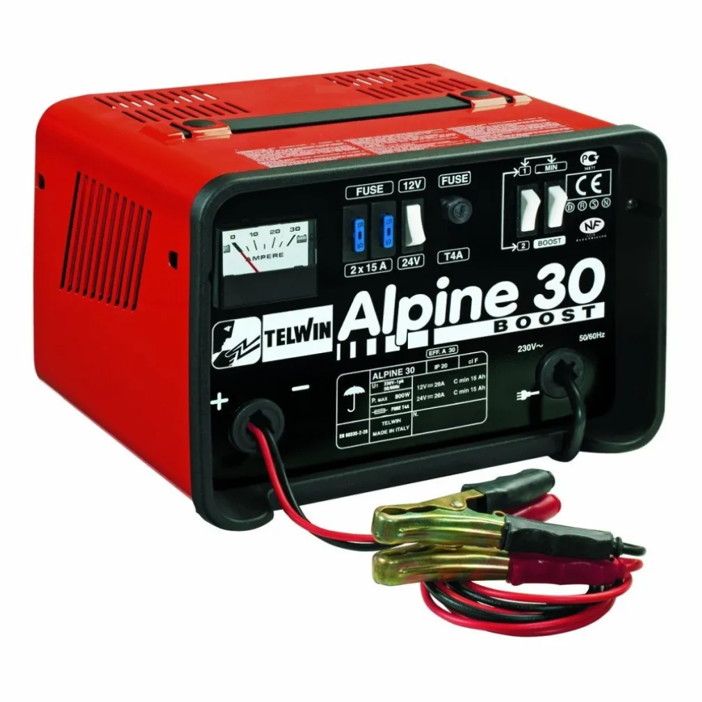 TELWIN CARICABATTERIA BOOST 400ah 12-24V ALIMENTAZIONE 230V Mod. ALPINE 30