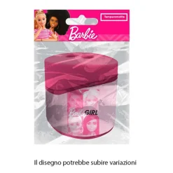 TEMPERAMATITE OVALE A 2 FORI CON SERBATOIO BARBIE CANCELLERIA SCUOLA BAMBINE 960436