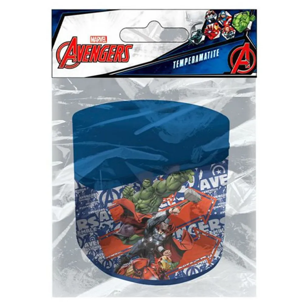 TEMPERAMATITE OVALE A 2 FORI CON SERBATOIO AVENGERS CANCELLERIA SCUOLA BAMBINI 960429