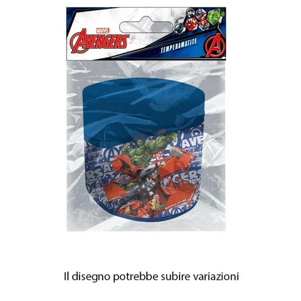 TEMPERAMATITE OVALE A 2 FORI CON SERBATOIO AVENGERS CANCELLERIA SCUOLA BAMBINI 960429