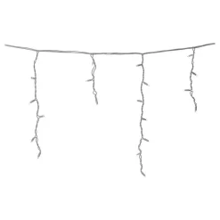 TENDA CATENA LUMINOSA ESTERNO RGB MULTICOLORE LUCI NATALE 100LED PROLUNGABILE 3MT