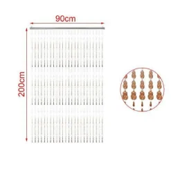 TENDA CON PERLINE COLORATE A FILI SUPPORTO PER PORTA 90X200CM MOSCHIERA 2002914