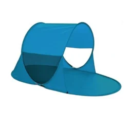 TENDA DA CAMPEGGIO CON PARASOLE STUOIA SPIAGGIA PORTATILE 220 X 120 X 110 CM 016570