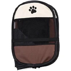 TENDA DA CAMPEGGIO PIEGHEVOLE PER ANIMALI GABBIA PER CANI CUCCE OTTAGONO 80X80CM