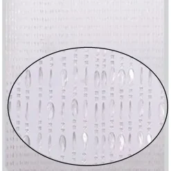 TENDA MOSCHIERA ANTIMOSCHE CON FILI PERLINE TRASPARENTE IN PVC 120X230CM TPL46 017340