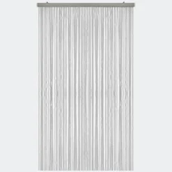 TENDA MOSCHIERA ANTIMOSCHE A FILI TORCIGLIONE IN GOMMA GRIGIA 120X230 CM TPL88 025479