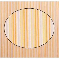TENDA MOSCHIERA ANTIMOSCHE CON CORDONCINO BICOLORE ARANCIO BIANCO 120X230 CM TPL86 017395