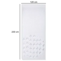 TENDA MOSCHIERA ANTIMOSCHE CON PERLINE GRANDI TRASPARENTE IN PVC 120X230CM TPL73 017399