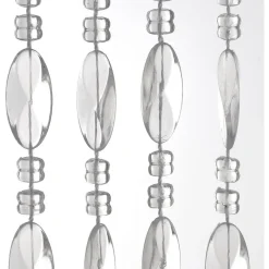 TENDA MOSCHIERA ANTIMOSCHE CON FILI PERLINE TRASPARENTE IN PVC 140X230CM TPL47 017341