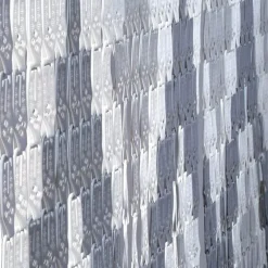 TENDA MOSCHIERA CON PIASTRINE BICOLORE BIANCO-GRIGIA IN PVC 140X230 CM TPL72 017391