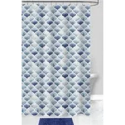 TENDA PER DOCCIA BAGNO MOTIVO MAROCCHINO QUADRIFOGLIO 180X200 CM 12 GANCI 87597