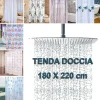 TENDA PER DOCCIA VARIE FANTASIE PER VASCA DA BAGNO TENDINA CON GANCI 180X220 CM