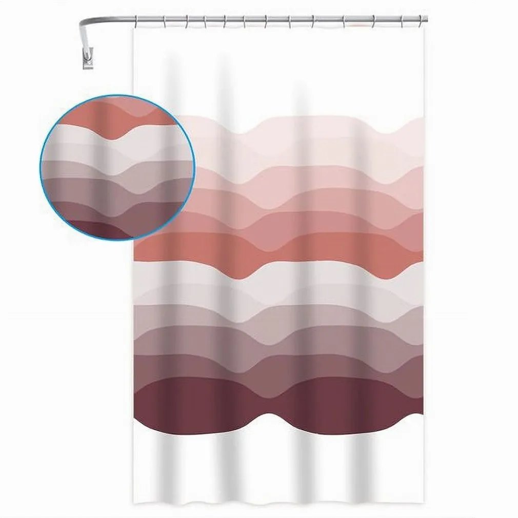 TENDA PER DOCCIA VASCA BAGNO CON 12 GANCI GRADAZIONI DI COLORE 180X200 CM 87573