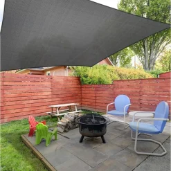 TENDA VELA OMBREGGIANTE PARASOLE DA ESTERNO TERRAZZE GIARDINO PATIO RETTANGOLARE 4 X 5 MT