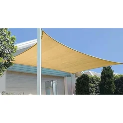 TENDA VELA OMBREGGIANTE PARASOLE DA ESTERNO TERRAZZE GIARDINO RETTANGOLARE 2X3MT 6625046