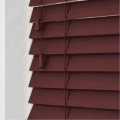 TENDA VENEZIANA DA INTERNO CASA SOLE EFFETTO LEGNO COLORE MARRONE 120X160CM