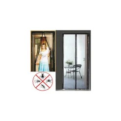 TENDA ZANZARIERA MAGNETICA CON MAGNETE INSETTI MOSCHE ZANZARE CASA 2 X 1 MT