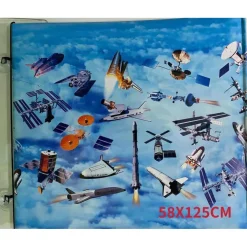 TENDINA PARASOLE A RULLO 58 X 125 CM TEMA SPAZIO PER AUTO FINESTRINI PARABREZZA