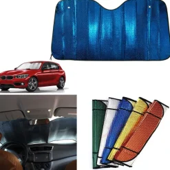 TENDINA PARASOLE PER PARABREZZA AUTO CAMPER PROTEZIONE CRUSCOTTO 140X70 CM