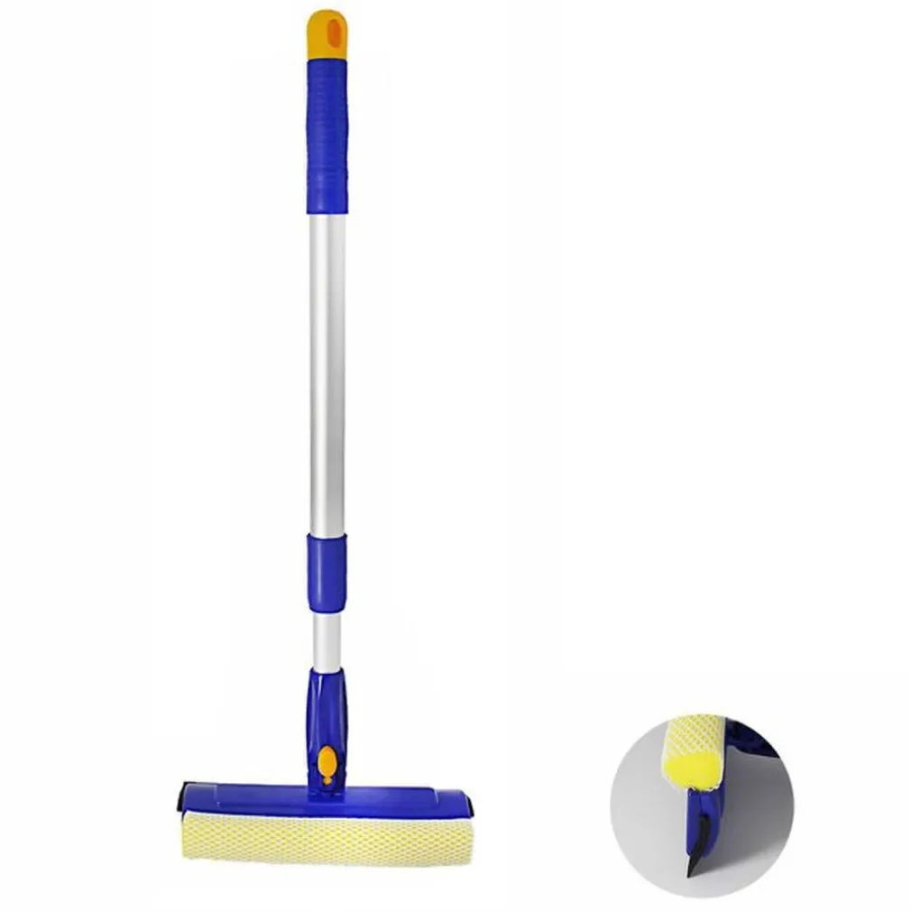 TERGIVETRO RASCHIETTO ALLUNGABILE VETRI GRANDI MANICO TELESCOPICO TESTA ROTANTE