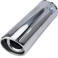 TERMINALE DI SCARICO DIAMETRO 30-45MM LUNGHEZZA 160MM COPERTURA CROMATA MARMITTA