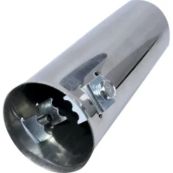 TERMINALE DI SCARICO DIAMETRO 30-45MM LUNGHEZZA 160MM COPERTURA CROMATA MARMITTA