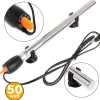TERMO RISCALDATORE PER ACQUARIO 50 W TERMOREGOLATORE CON TERMOSTATO IN ACCIAIO