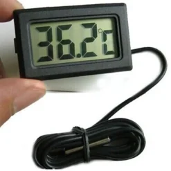 TERMOMETRO DIGITALE DISPLAY LCD CON SONDA MISURA TEMPERATURA INTERNA ED ESTERNA