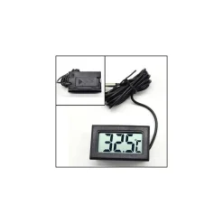 TERMOMETRO DIGITALE DISPLAY LCD CON SONDA MISURA TEMPERATURA INTERNA ED ESTERNA