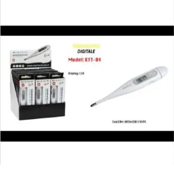 TERMOMETRO DIGITALE MISURAZIONE FEBBRE MISURA TEMPERATURA CORPOREA KFT-04 MAXTECH