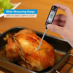 TERMOMETRO DIGITALE PER ALIMENTI CIBO LIQUIDI LATTE JR-1 CON CUSTODIA