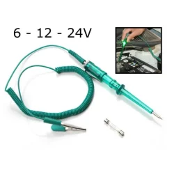 TESTER DI CIRCUITO PER IMPIANTO ELETTRICO AUTO CAMION DC 6 12 24V ART.85486