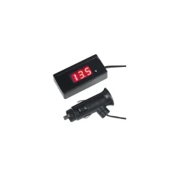 TESTER DIGITALE TENSIONE BATTERIA AUTO CAMPER MOTO LUCE LED VOLTIMETRO VOLTMETRO