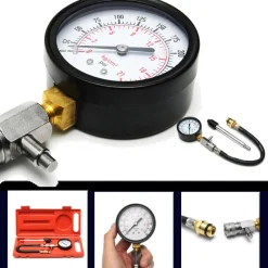 TESTER PRESSIONE COMPRESSIONE PER MOTORI MISURATORE AUTO PISTONE CILINDRI