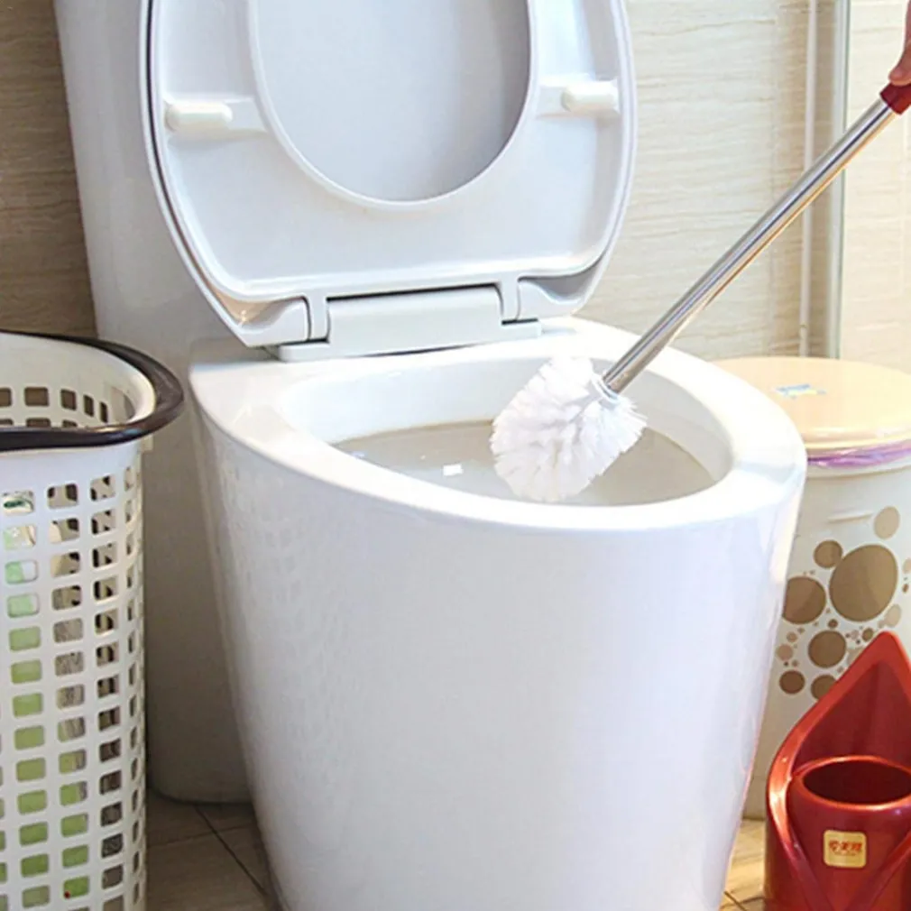 TESTINA ROTONDA DI RICAMBIO PER SCOPINO WC SPAZZOLONE PULIZIA BAGNO BIANCO 79826