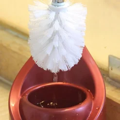 TESTINA ROTONDA DI RICAMBIO PER SCOPINO WC SPAZZOLONE PULIZIA BAGNO BIANCO 79826