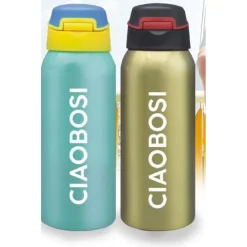 THERMOS ACCIAIO TERMOS 350 ML BOTTIGLIA BORRACCIA TERMICA PORTA VIVANDE TX-9074